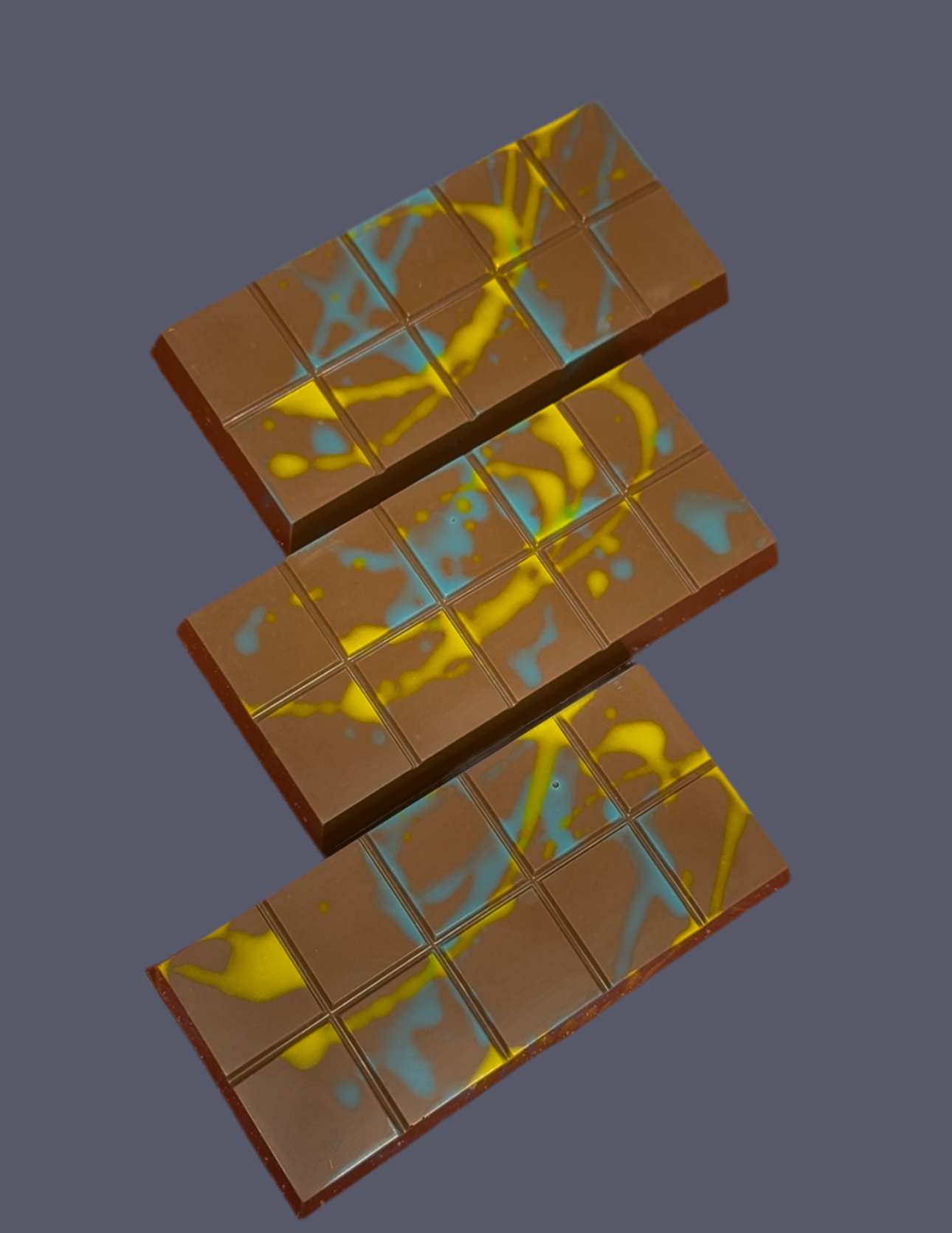 B. 2 PistaFah Lindt Dubai Milk Chocolate Exact Copy